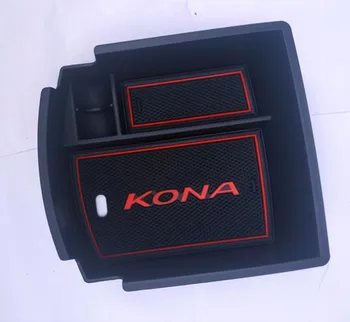 

Armrest Storage Box For Hyundai Kona Encino 2018 2019 Accessories Center Console Container Bin Tray Holder Stowing Tidying