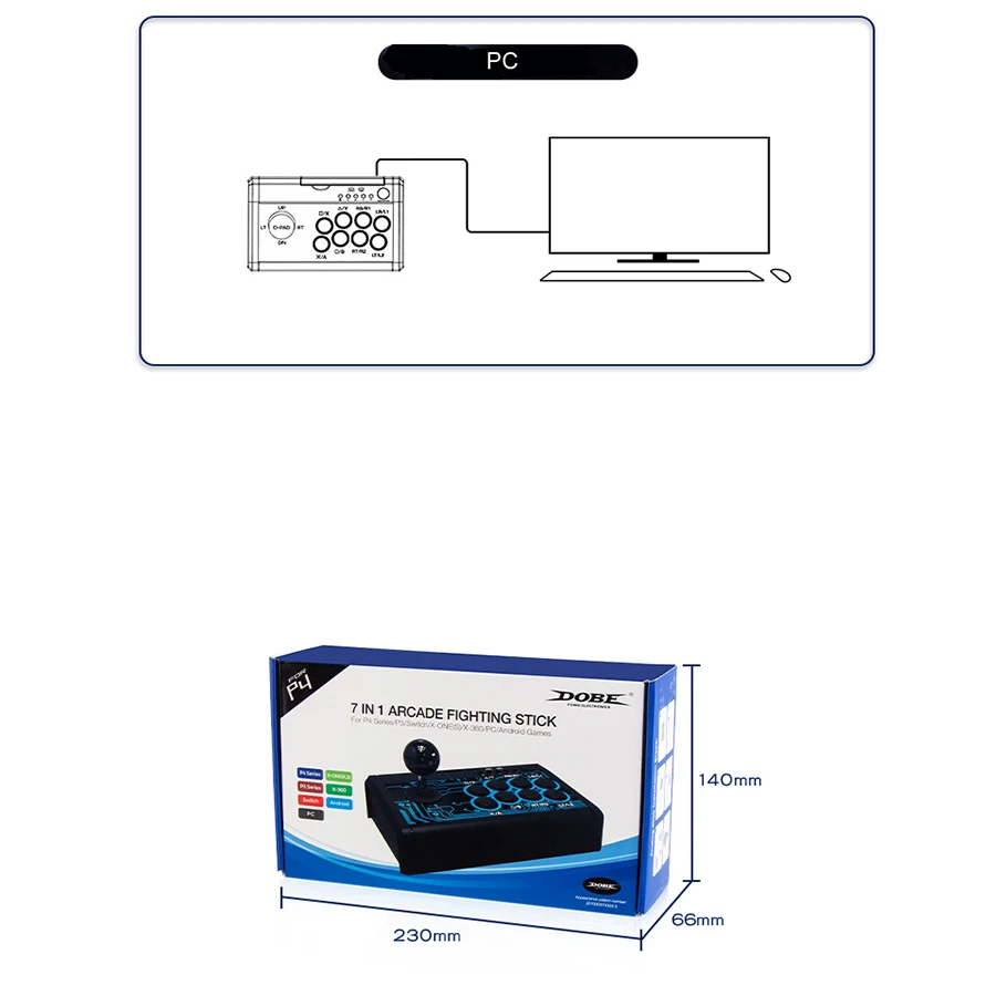 ̵ Ʈ ƽ USB  Ʈѷ ̽ƽ, PS4, ġ, P3, PC, ȵ̵ , ȵ̵ º, XBoxOne(S), 360 , 7 in 1