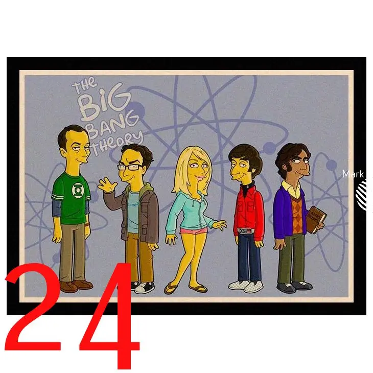 Идеальный JLThe Big Bang Theory Young Sheldon винтажные Плакаты для дома/бара/гостиной Декор из крафт-бумаги высокого качества плакат HBA46