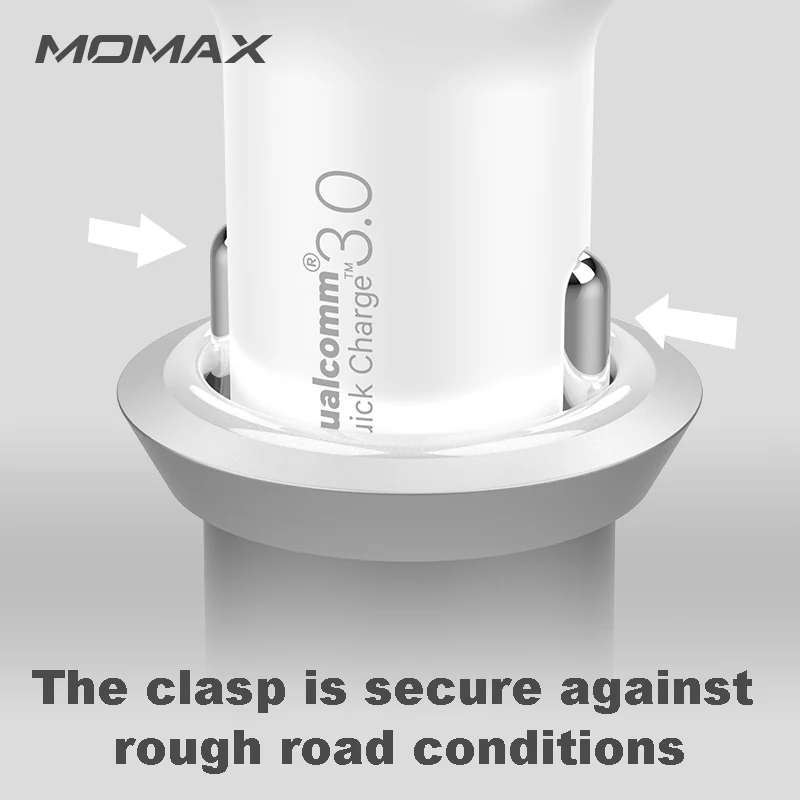 Momax UC10 PD двойная розетка два быстрой зарядки 36 Вт Мощность совместима с FCP не выбирайте автомобиль смарт-чип автомобиля charg