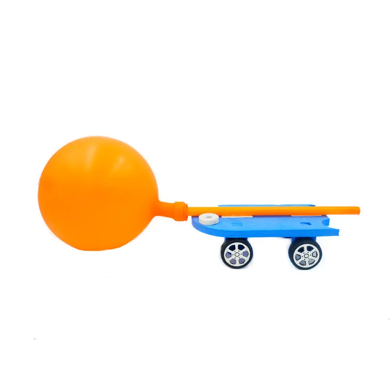 

Balloon Power Car Science And Technology Small Production DIY Handmade Small Invention Recoil Experimental Material Educational