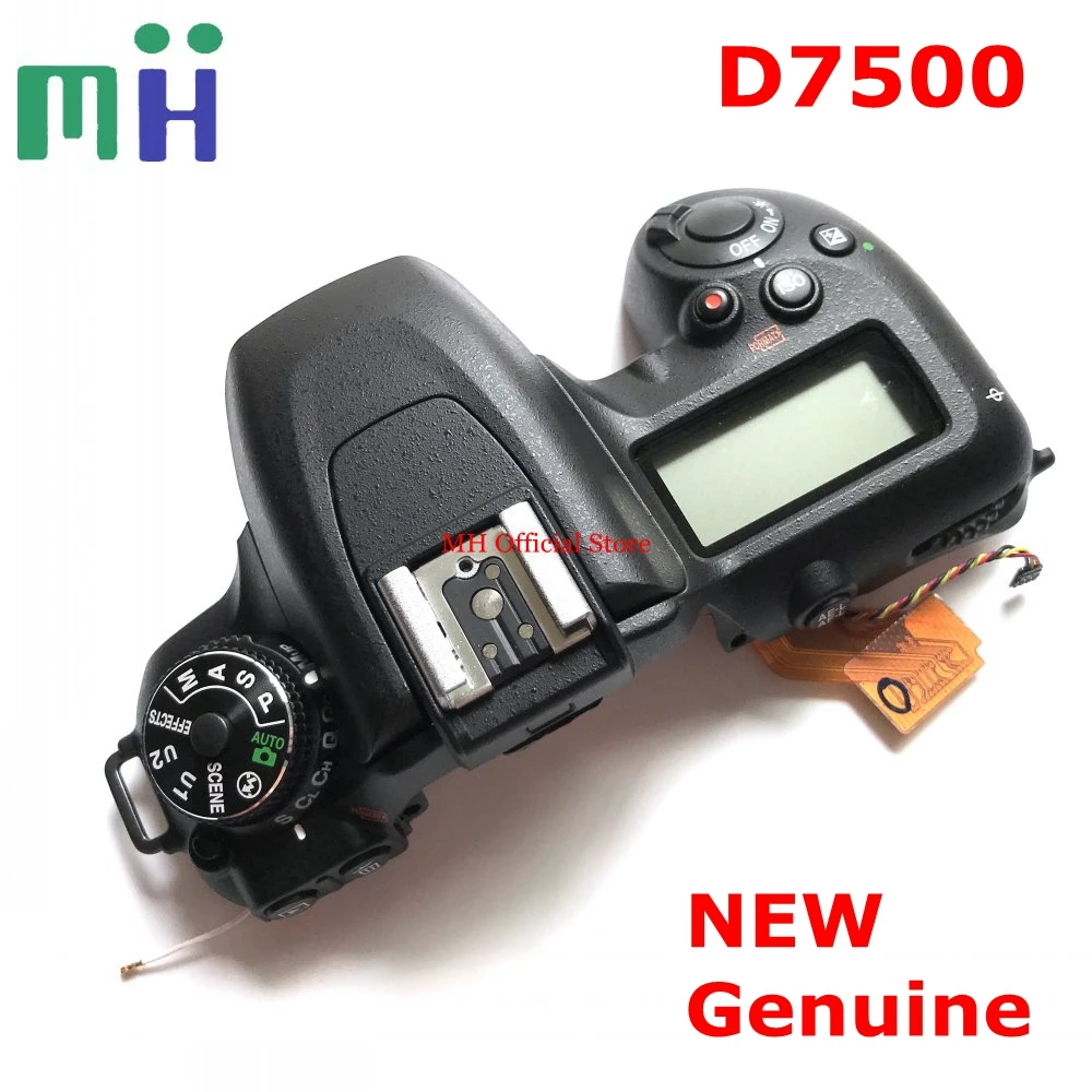 Top Cover Case Shell Top LCD Flash Board Mode Dial Button Pop-up Unit Camera Replacement Spare Part For Nikon D7500