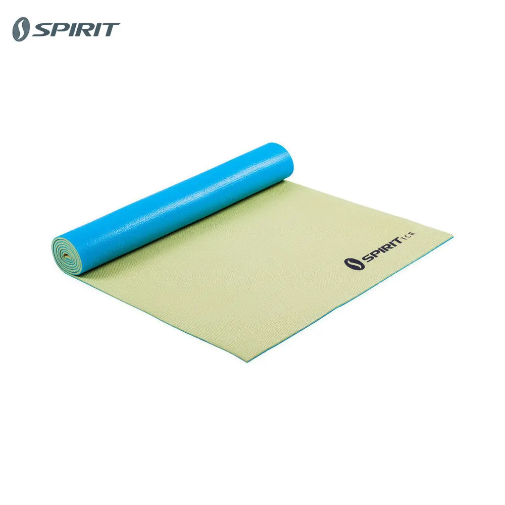 Коврик для йоги SPIRIT M-07(5 мм) желто-голубой