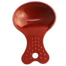 Portable Size Environmental Plastic Spoon Pet Dog Cat Cute Food Feeder Bowl Shovel Scoop Tool Pet Supplies(China)