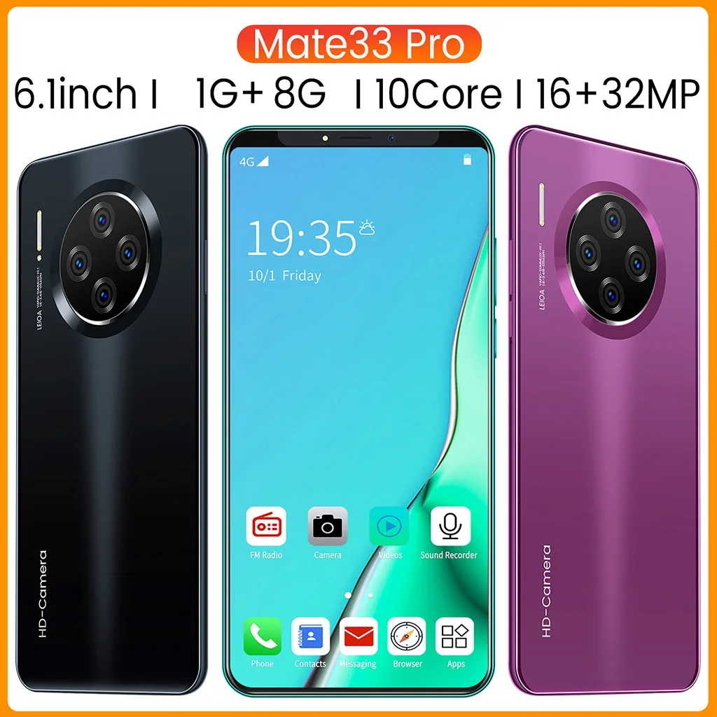 Новинка, 10 ядер, 6,1 дюйма, смартфон, Android 9,1, 8ROM, 4G, вызов, HD камера, поддержка мобильного телефона, Прямая поставка