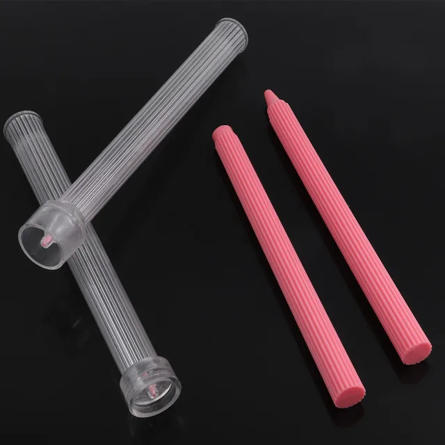 Stampo Per Candele Cilindrico Trasparente - Con Stoppino, Per Candele Fai Da Te, Decorazione Casa E Chiesa