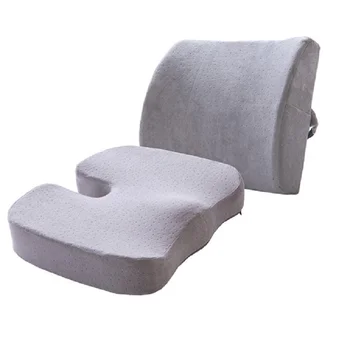 

2PC/set Lumbar Support Coccyx Pillow Ergonomic Design Memory Foam Protect Lumbar Tailbone Relieve Soreness Health Care Pillow