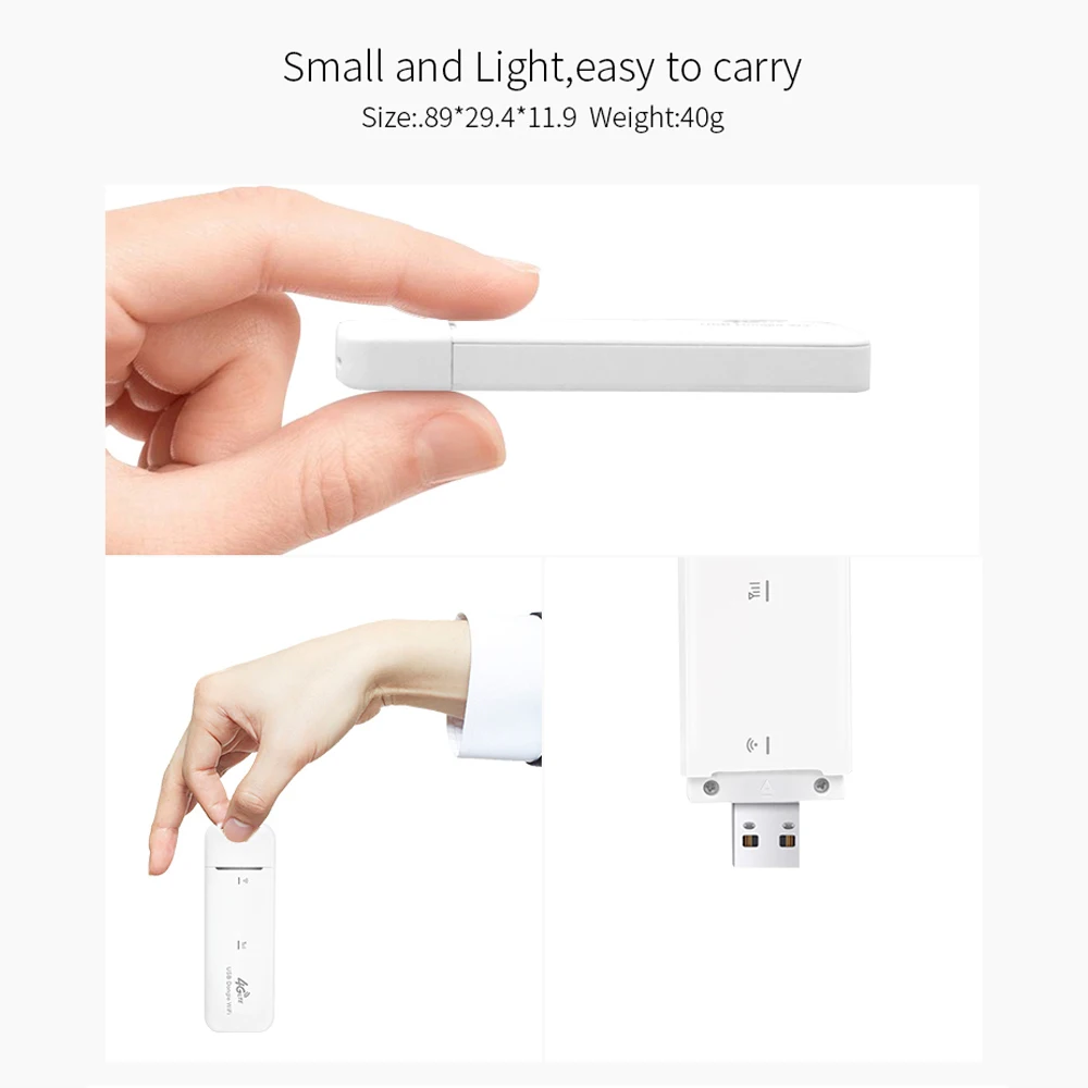Modem Desbloqueado Roteador Wi-fi 3g Lte Cat4 Dongle 150mbps 4g 3 High Quality Computador e Escritório