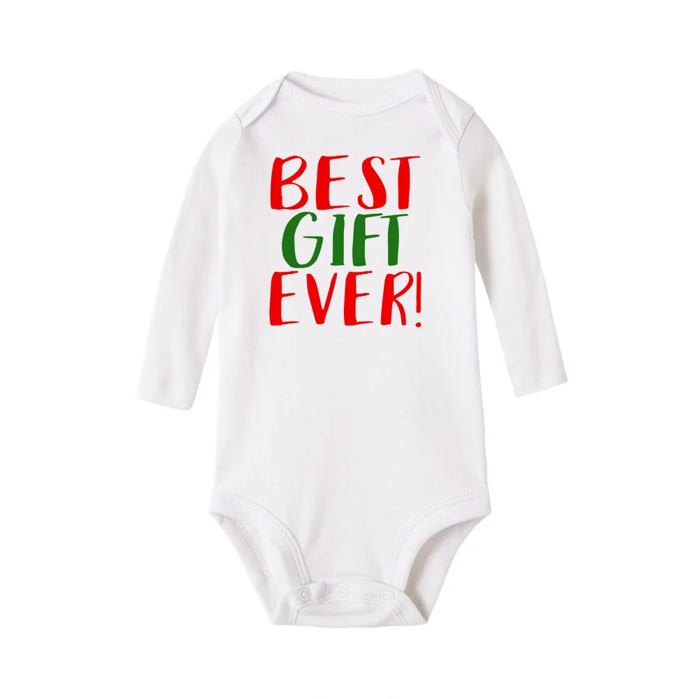 best Baby Bodysuits Christmas Newborn Baby Boys Girls Outfit Romper Long Sleeve Jumpsuit Boys Girls Unisex Holiday Ropa Toddler  Drop Ship best baby bodysuits Baby Rompers