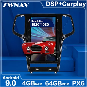 

PX6 4+64 Tesla Style Big Screen Android 9.0 Car Multimedia Player For Jeep Grand Cherokee 2010+ GPS Audio Radio stereo head unit