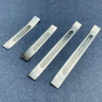 

Fit for Toyota RAV4 XA50 2019 2020 Car Styling Scuff Plate Threshold Door Sill Cover Gurand Trim 4pcs Auto Accessories