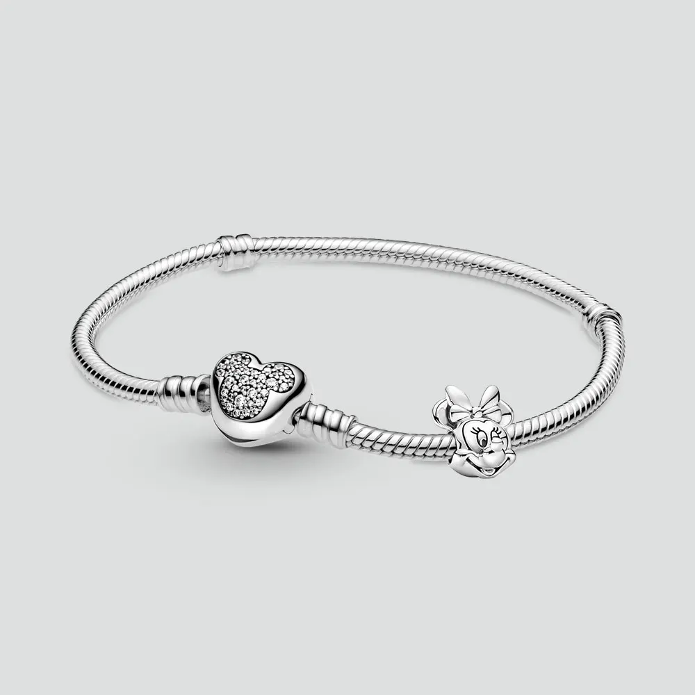 PROD 1005002963227823 BUY 1 Send a Gift 925 Sterling Silver Micke
pattern original Bracelet Suitable for Women To Wear Fashion Jewelry DIY