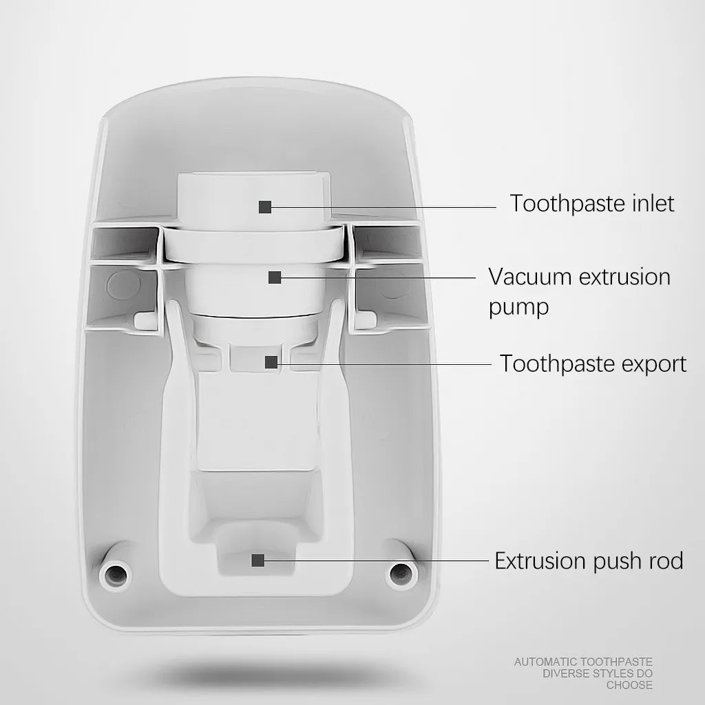 Автоматический дозатор зубной пасты набор настенное крепление стенд держатель экструзии#15