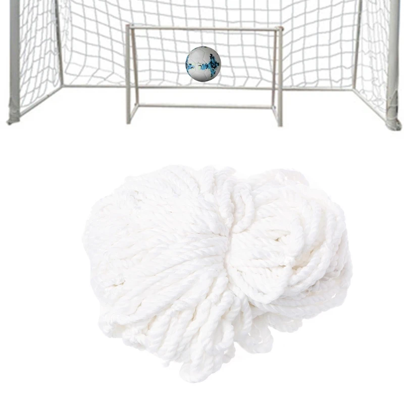Kids Fun Mini Football Soccer Goal Post Net Ball Toy Game White Durable M7DC