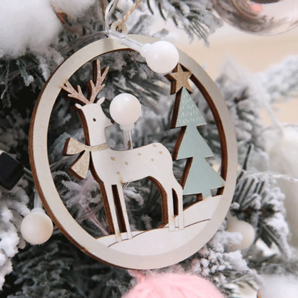 45 см DIY искусственное Флокирование Рождественская елка рождественское настольное украшение с огнями праздничные вечерние Новогодние украшения для дома и офиса