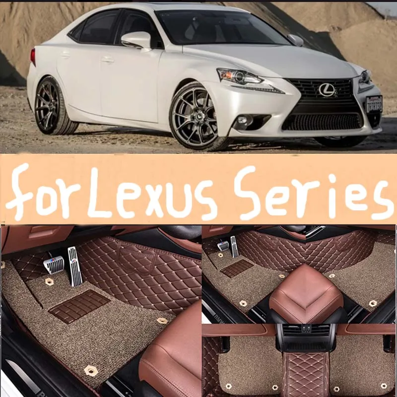 

Custom leather car floor mats for lexus gs nx rx ct200h lx470 is 250 lx570 LX570 NX200 CT200 ES GS IS LS auto accessories