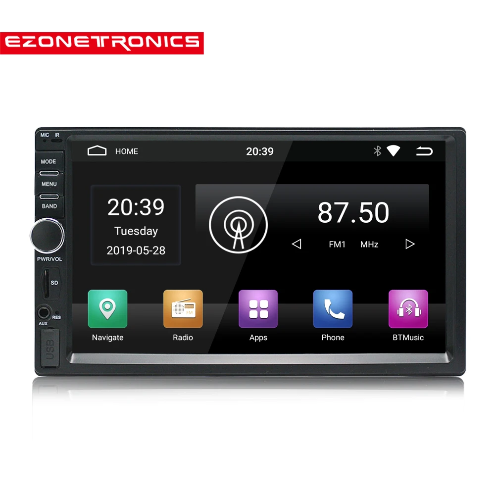 Pаспродажа Авто OBD2 7 дюймов Android9 четырехъядерный 2 г + 32 г Универсальный 2Din без dvd автомобильный аудио стерео gps навигация Радио комплекты Автомобильный ...