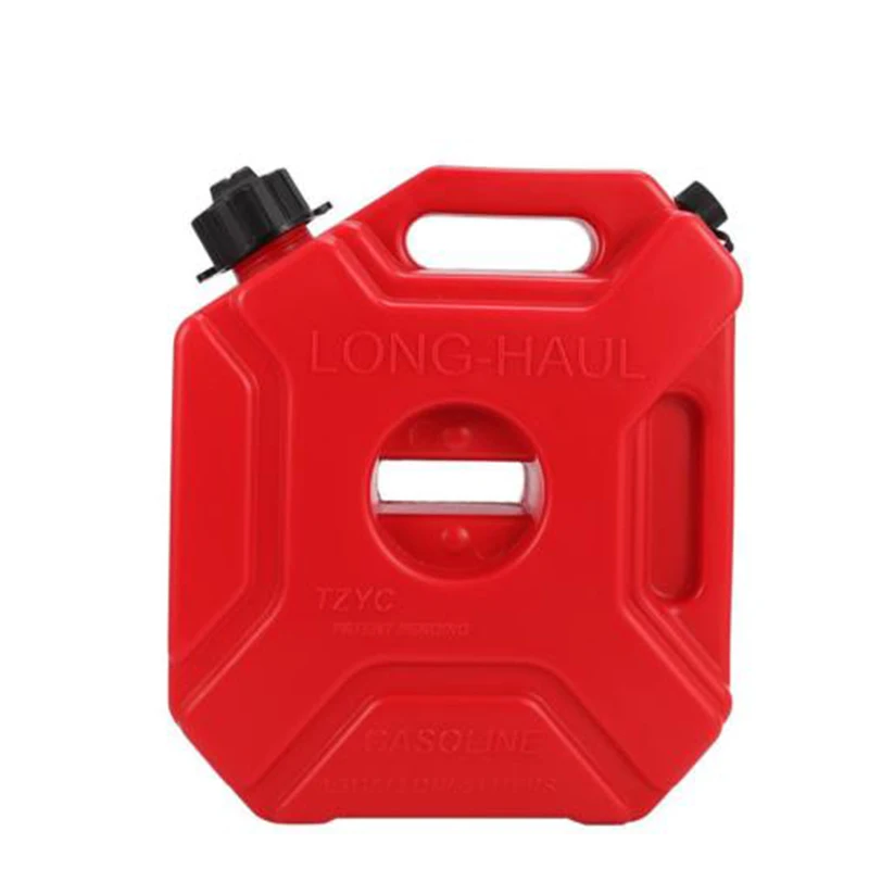 5L контейнер для бензина, запасной галлон, пластмассовый газовый топливный бак, крепление 290*250*120 мм, прочная часть