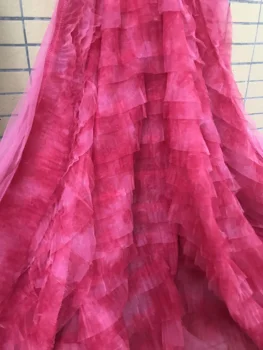 

nice looking French tulle embroidery lace fabric SYJ-66883 african net lace textile