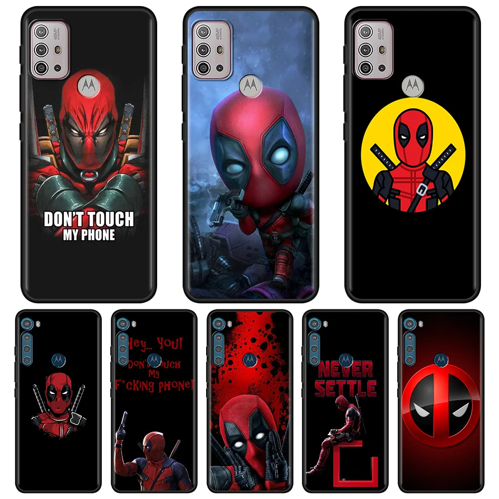 Чехол для MOTOROLA One Fusion чехол Moto G10 G9 G8 Plus Play Power G20 G30 G40 G50 G60 Edge 20 Shell Marvel Hero Deadpool |