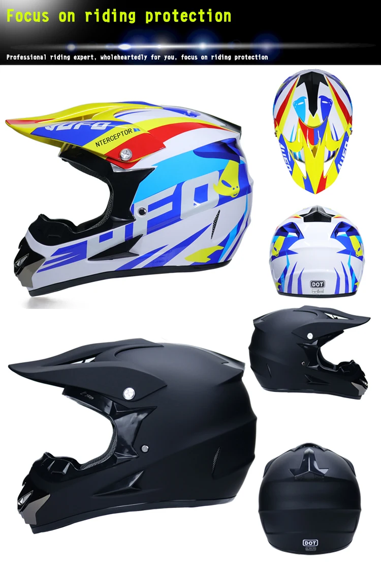 MSUEFKD Полнолицевой мотоциклетный шлем Cross capacete мотокросса внедорожный ATV MTB горные гонки Casco DOT утвержден