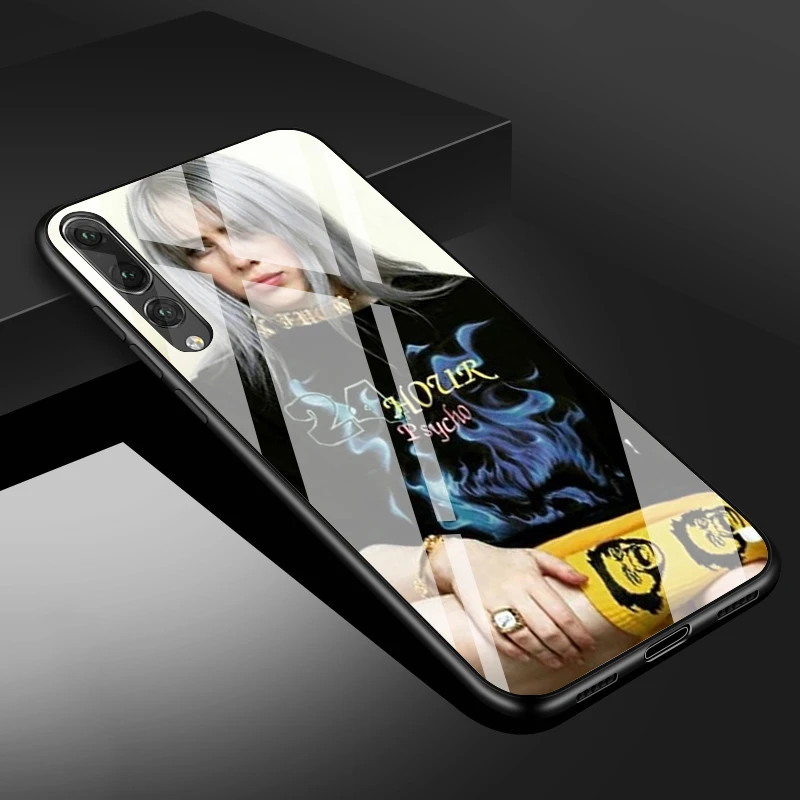 Billie Eilish Friend чехол для телефона из закаленного стекла для huawei P20 P30 lite P20 P30 PRO MATE20 lite MATE20PRO Honor 10 - Цвет: B19061307-08.jpg