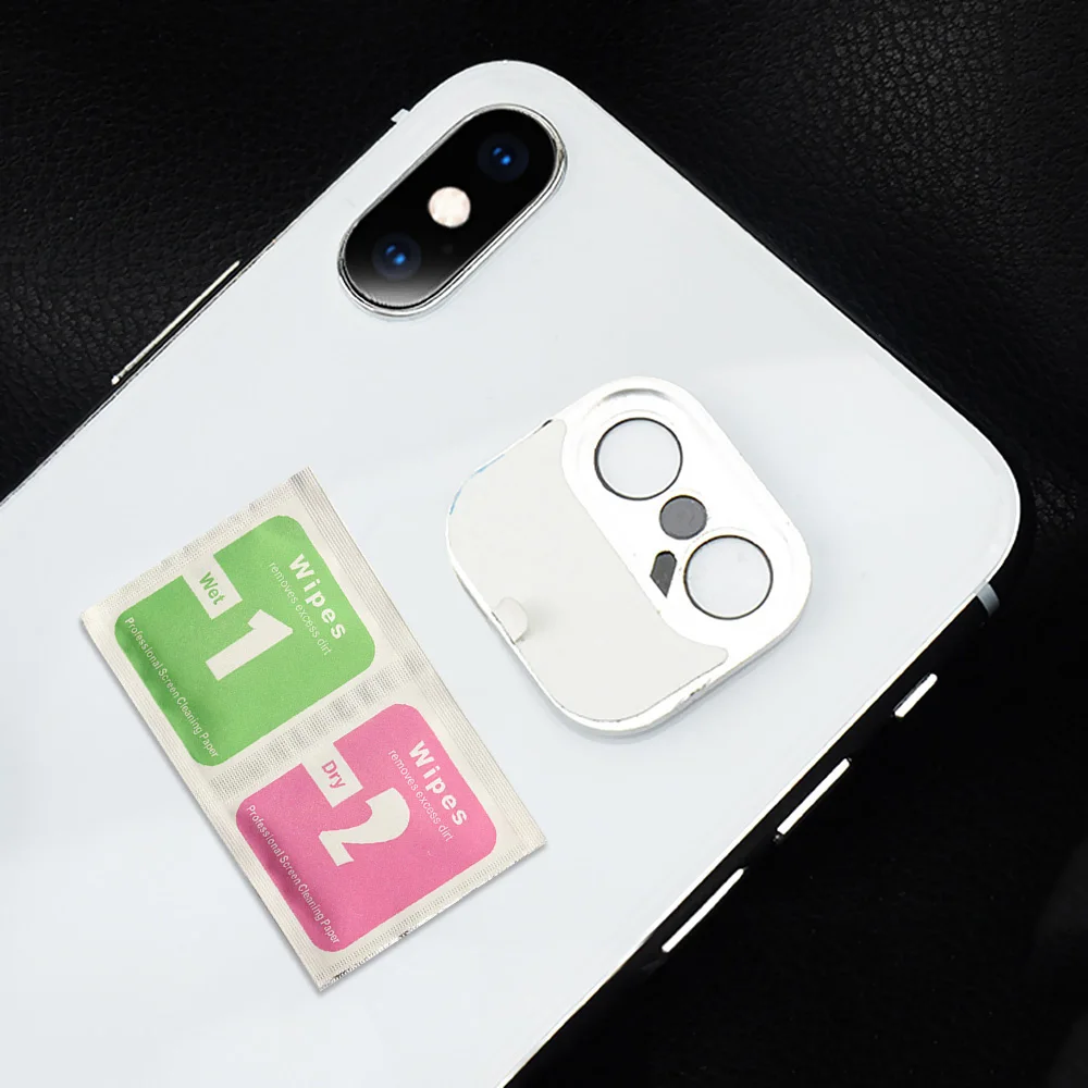 Металл + стекло наклейка на рассеиватель крышка камеры секундная замена IPhone 11 Pro