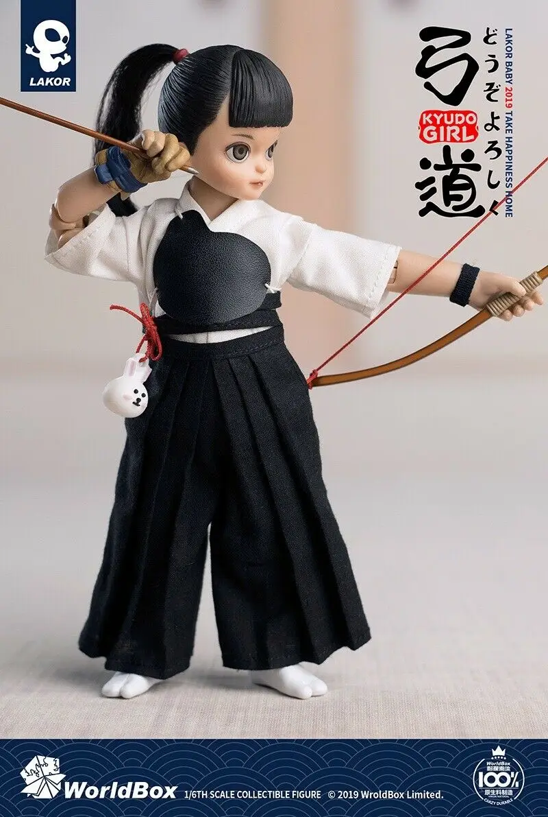 Lakor Baby 1/6 кьюдо девочка маленькая девочка Самурай Фигурка Набор коллекция моделей