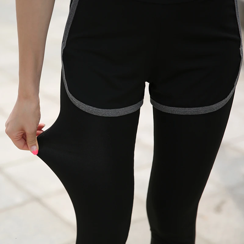 RealLion Sports Yoga Pants Women Fitness Trousers Soft Gentle Elastic Fabric Exercise Summer Breathable Form-fitting Pants (1)