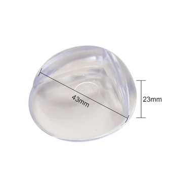 

Children Safety Corner Protector Transparent PVC Pad Anti-Collision Angle Baby Safety Protector Table Corner Bumper#32