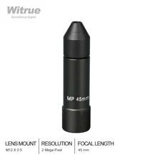 HD cctv Объектив Пинхол 45 мм M12* 0,5 крепление F1.6 6,8 градусов для камер видеонаблюдения