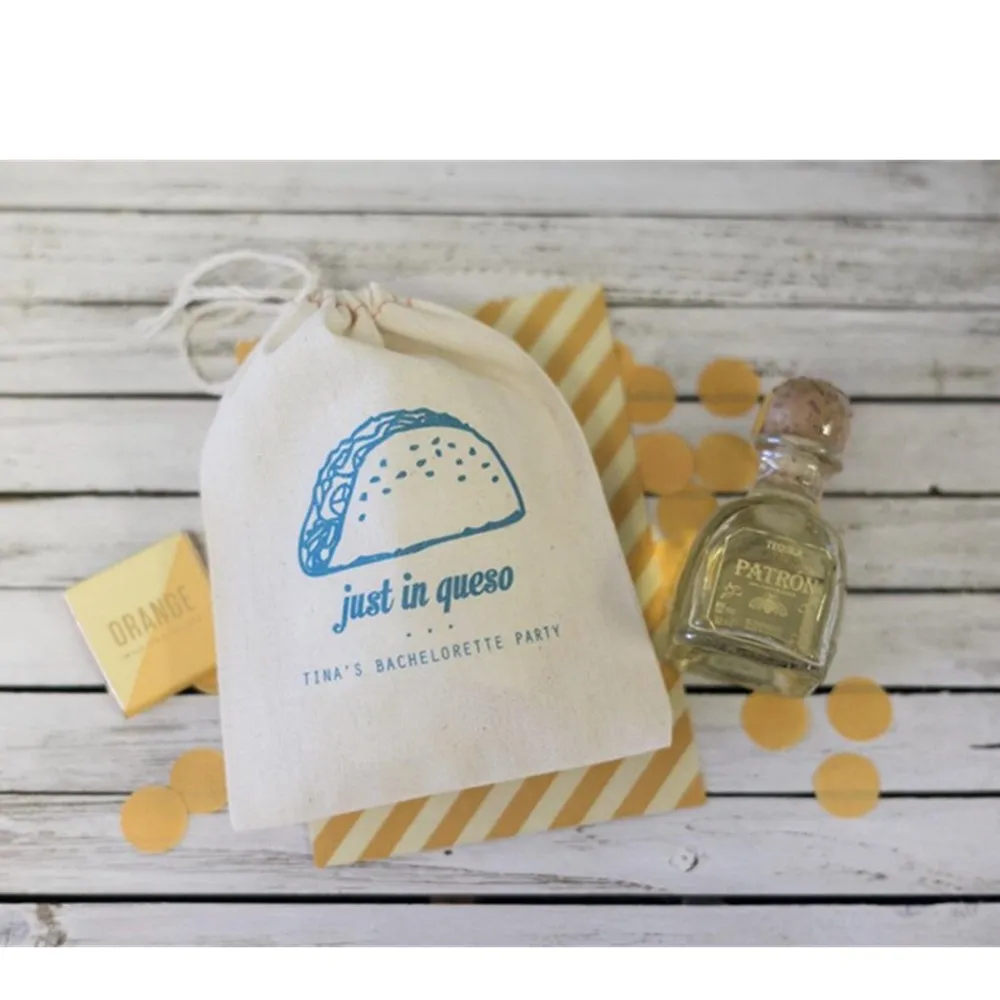 Borsa Di Benvenuto Per Matrimonio Fiesta Just In Queso Borse Di Benvenuto Per Matrimonio Cutom Fiesta Taco Bomboniere Taco Borse Di Benvenuto Borse Da
