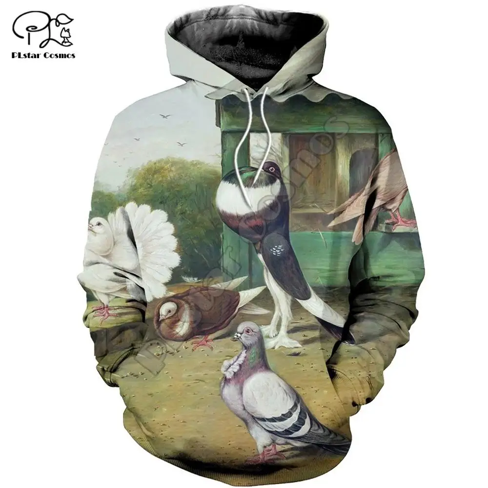

PLstar Cosmos Parrot Art Animal Tracksuit 3DPrint Hoodie/Sweatshirt/Jacket/MenWomen Casual Harajuku funny colorful style-a3