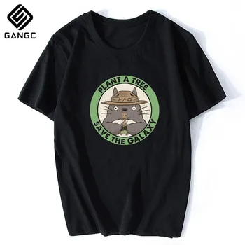 

Vintage Men Studio Ghibli Miyazaki Hayao Anime Spirit Away T Shirt Men/Women Cartoon Summer T-Shirt Japanese Anime Totoro Shirt
