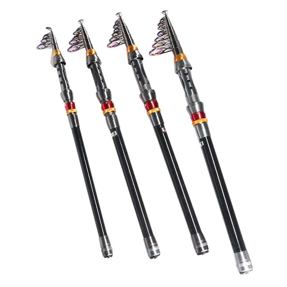 Рыболовная удочка DEUKIO Удочка из углеродного волокна выдвижной дизайн красочное