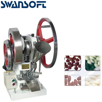Buy SWANSOFT TDP5 Tablet Press Machine For Single Punching Milk Slice Calcium Tablet Making Hand-Operated Pill Press Maker