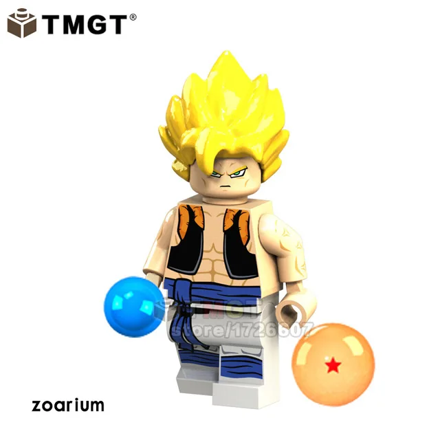 XP021-Zoarium Одна распродажа Dragon Ball Z Сон Гоку гогета плавки ланч-маи Android 17 строительные блоки игрушки для детей - Цвет: XP021-Zoarium