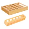 6/24 Holes Essential Oil Storage Rack 15ml Organizer Display Practical 6/24 Slots Showing Bamboo Stand 1