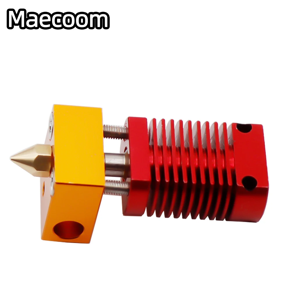 Accessori Per Stampante 3d Hotend Per Flsun SR/QQ-S Pro - Kit Testa Di Stampa In Acciaio Inox, Con Blocco Riscaldante E Termistore Kit Estrusore