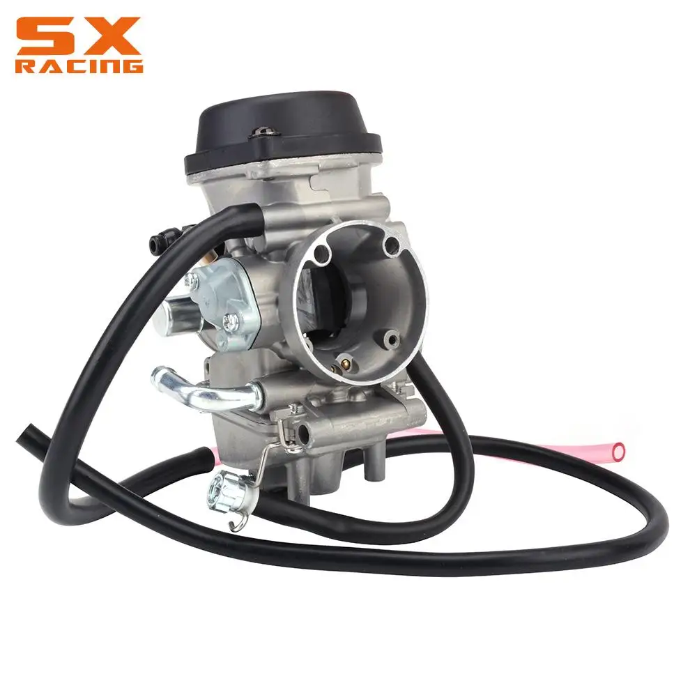 Мотоцикл PD36J 36 мм Carb Карбюратор дроссельной заслонки база крышка резиновая прокладка для Kawasaki ATV KFX400 KFX 400 2004 2005 2006 алюминий