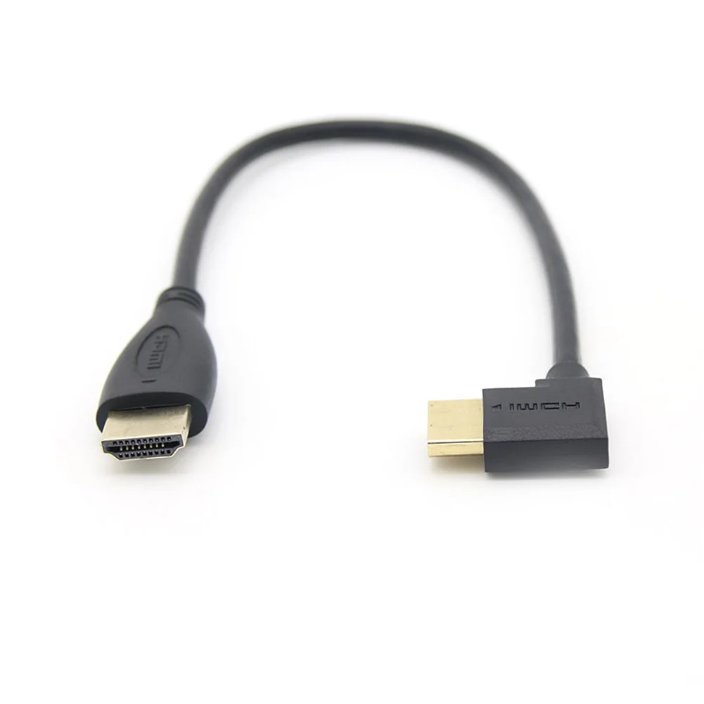 Кабель Hdmi 3 0 с левым и правым углом 90 ° видеокабель со штекером на штекер 4k 18 Гбит/с