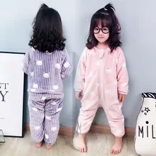 Детская цельная Пижама коралловый бархат осень и зима 1 детский спортивный костюм 4 плюс бархат мужчины и женщины ползающий ребенок одежда 2 B