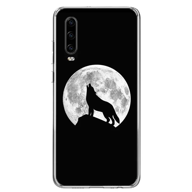 Волчий свирепый чехол для телефона huawei P30 P20 mate 30 20 10 Pro P10 Lite P Smart Z+ Coque Shell Capa