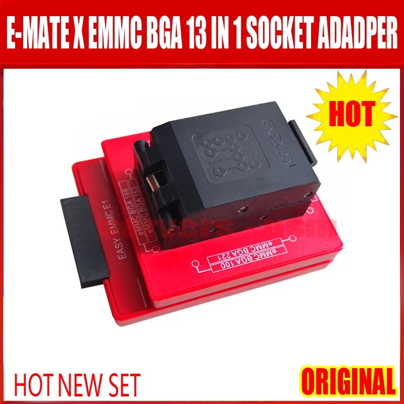 2020 Новый адаптер для разъема ICFRIEND E mate X EMMC BGA 13 в 1 поддержка BGA100/136/168/153/169/162/186/221