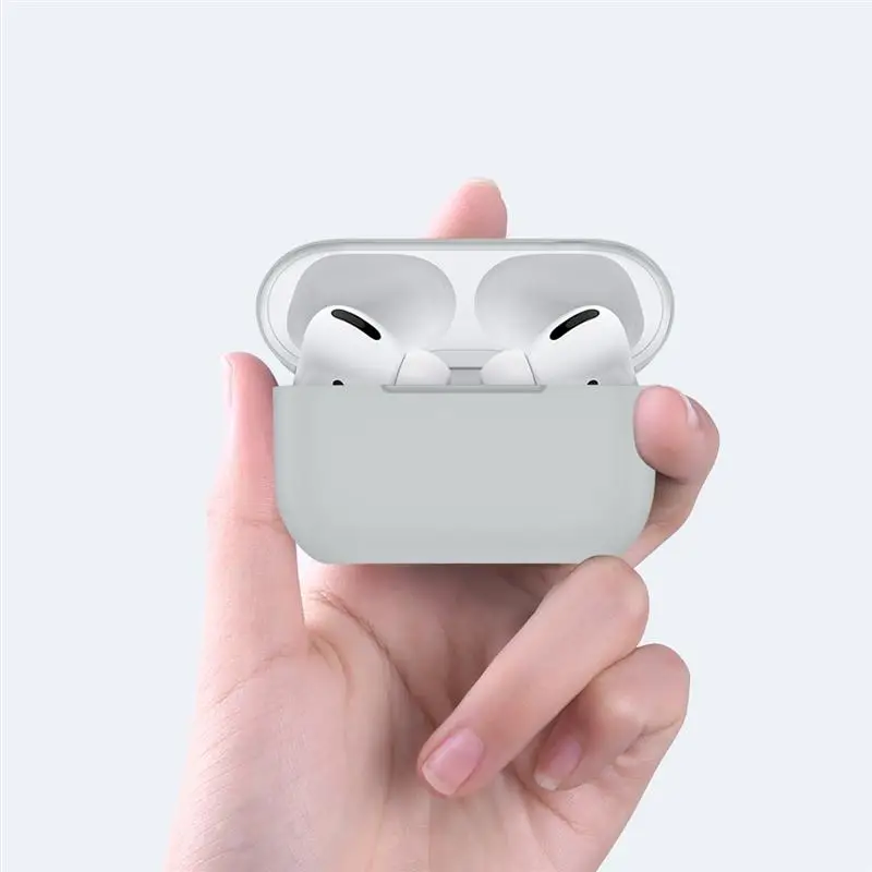 Ультратонкий силиконовый защитный чехол для наушников Apple Airpods Pro пылезащитный