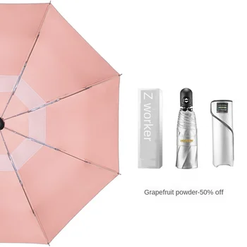

Umbrella anti-ultraviolet female automatic umbrella folding small sun umbrella sun protection rain dual-use five-fold umbrella