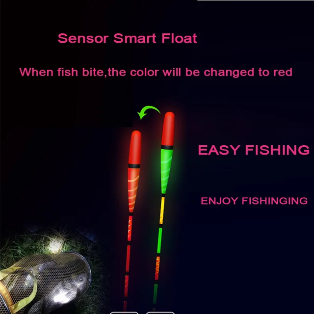 Поплавок для рыбалки WLPFISHING, Электрический поплавок со встроенной IC антенной, со светодиодной подсветкой 4
