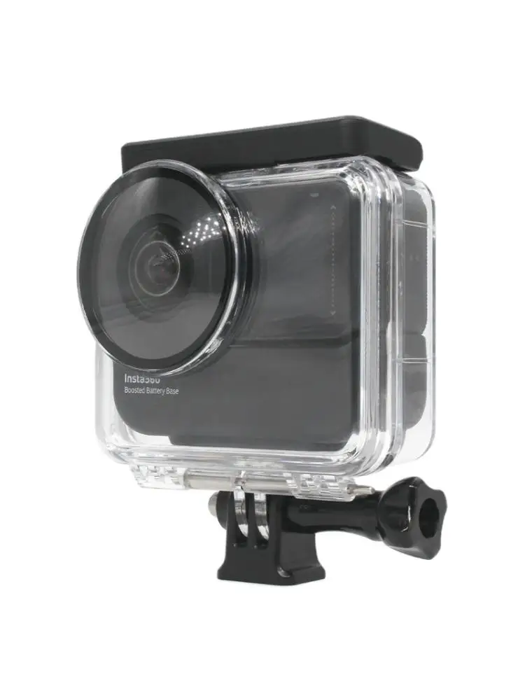 

Dual Lens Panoramic Waterproof Case for Insta360one R Camera Diving Case