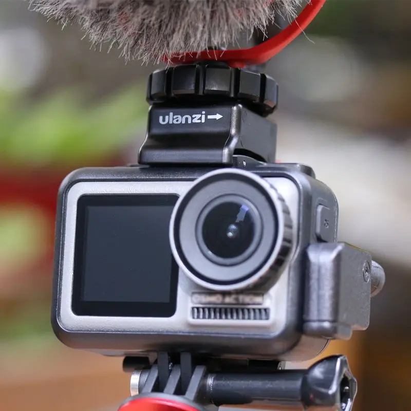 Аудио адаптер для CYNOVA для DJI Osmo действие Микрофон внешний 3,5 мм крепление для микрофона разъем TRS для DJI Osmo
