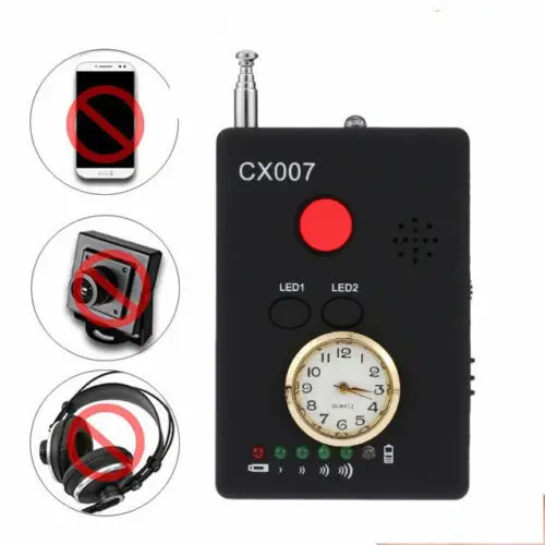  CX007 Vollständige Palette Anti-Spy Bug Drahtlose Kamera Handy GPS RF Signal Detektor Finder Anti C